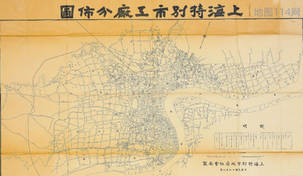 上海工厂分布图.jpg 1928年上海工厂分布图  第1张