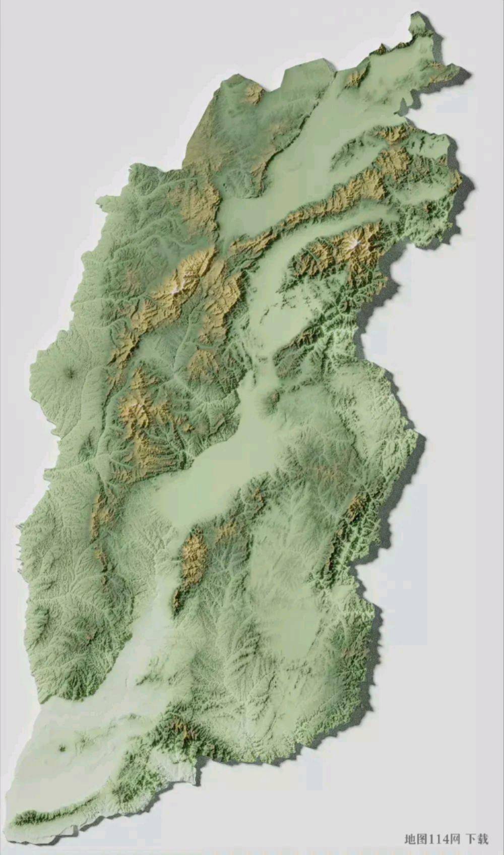 山西省地形图4.jpg