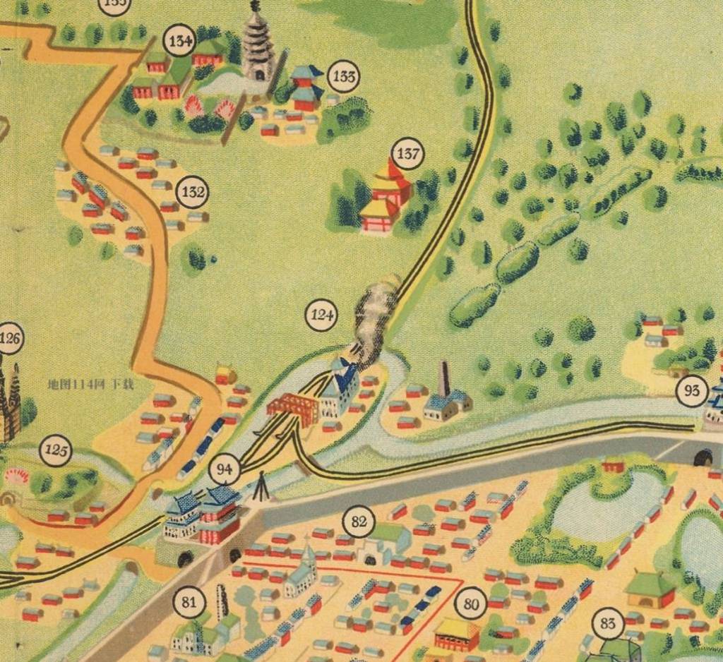 西直门火车站.jpg 1936年北平及周边鸟瞰图  第3张