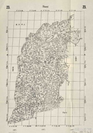 1721年清朝山西省地图