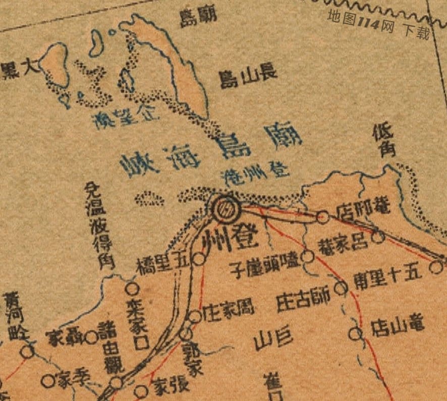 1914年胶州湾明细地图之登州细节.jpg