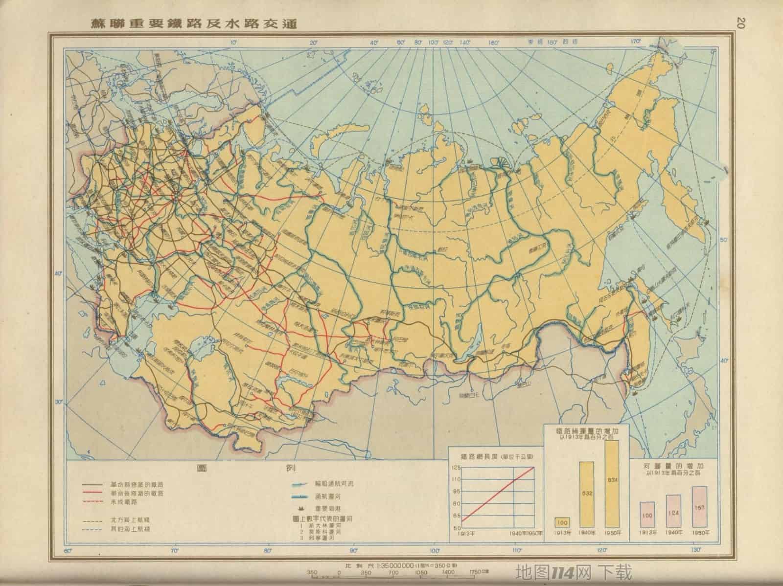 苏联重要铁路及水路交通地图.jpg