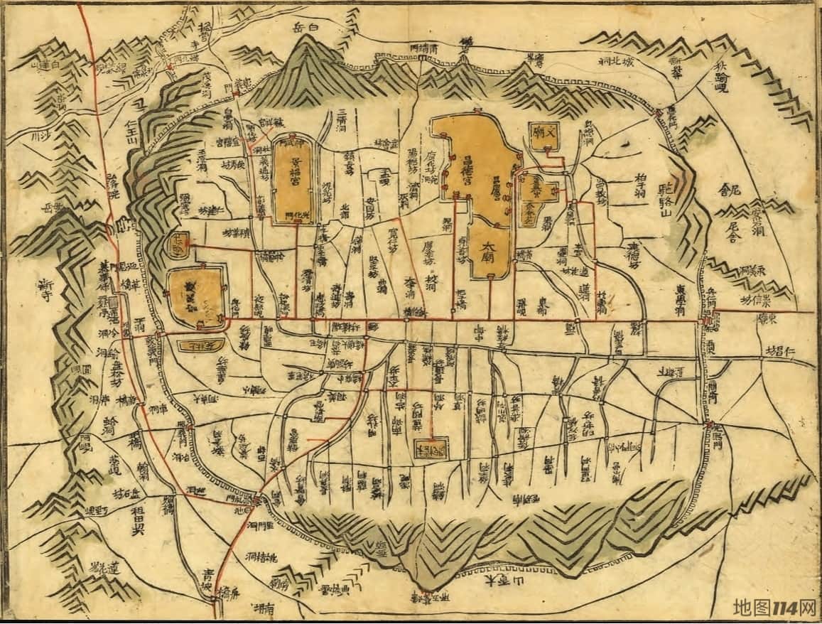 1861年朝鲜首都汉阳城图.jpg