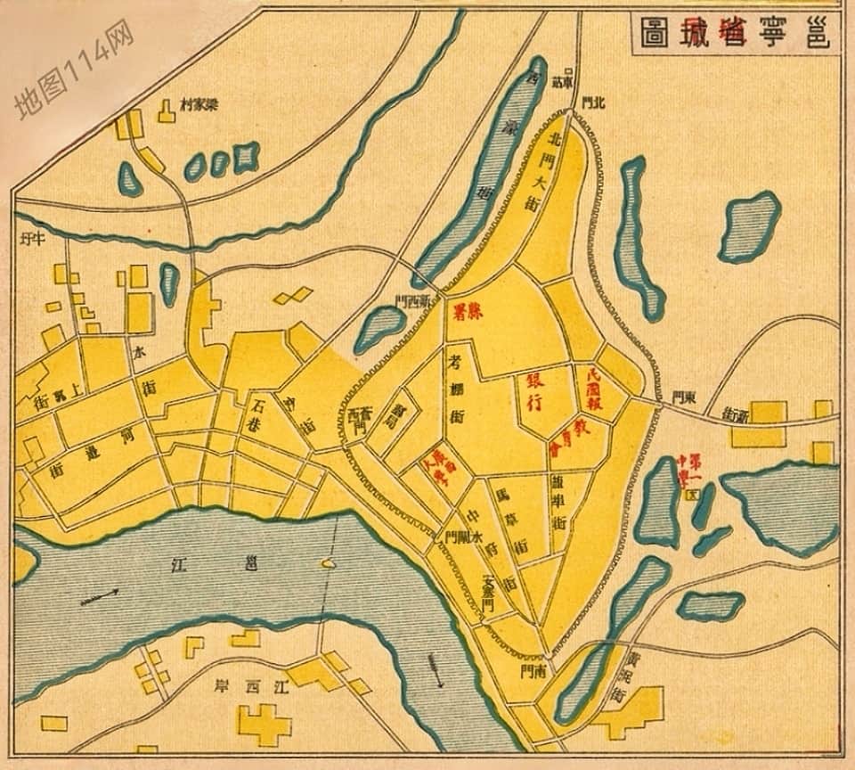 1938年邕宁省城图.jpg