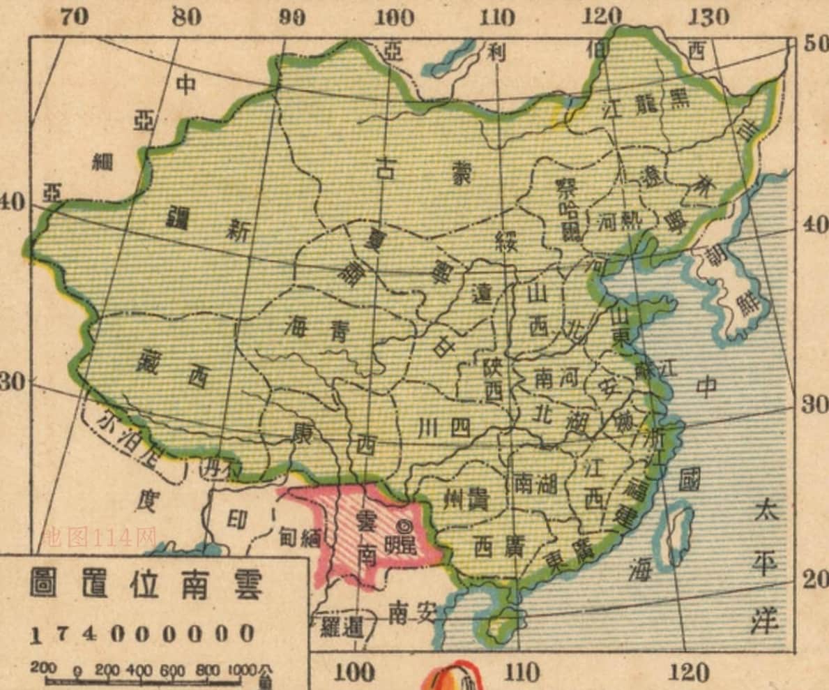 1937年云南省位置图.jpg