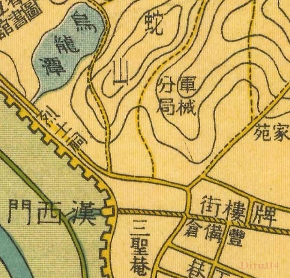 1928年南京城市全图汉西门.jpg