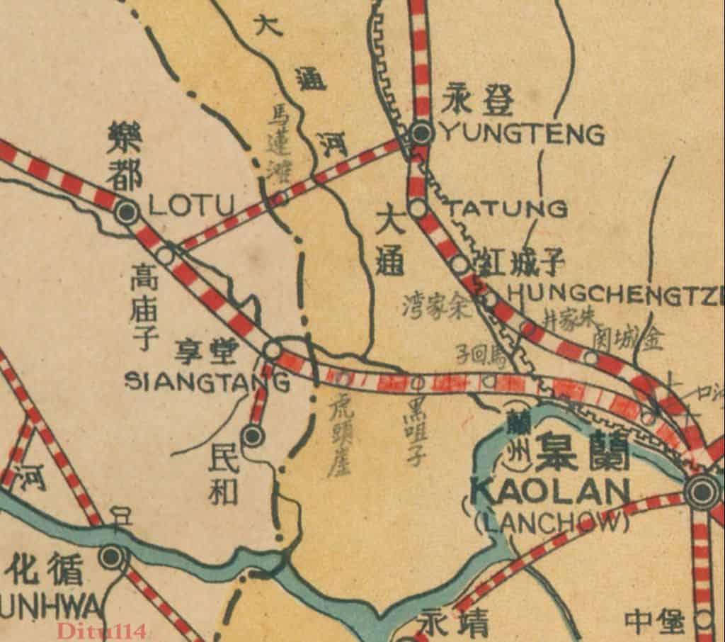 1936年民国十二省公路路线图细节1.jpg