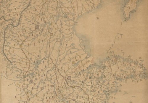 1886年清朝华北地理全图