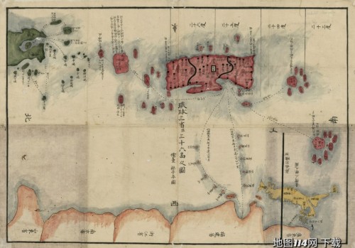 三国通览图说地图3幅