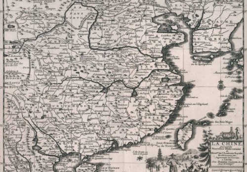 1719年大清版图局部(荷)