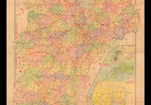 1939年江西省明细地图