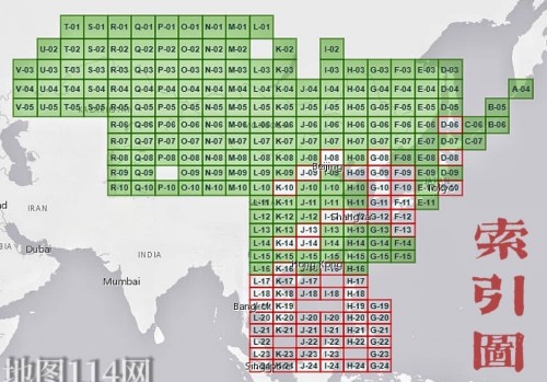 近代东亚百万地形图(日绘171+10P)
