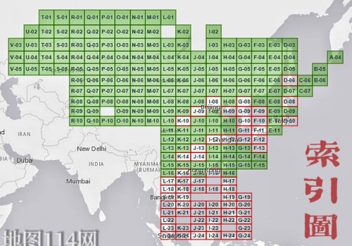 近代东亚百万地形图(日绘171P)
