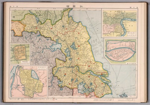 1917年江苏省地图