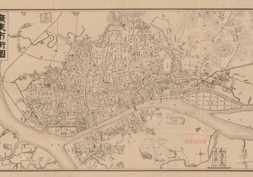1938年广东市街图