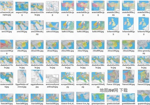 世界各地历史地图集(美绘177P)