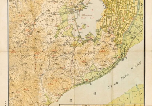 1929年实测杭州西湖图