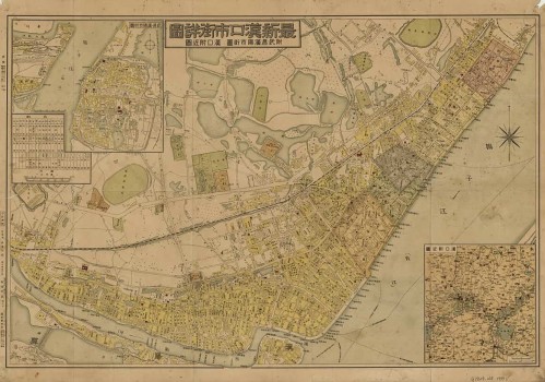1939年民国最新汉口市街详图