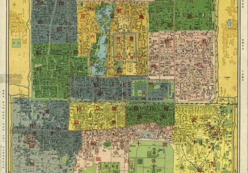 1950年北京街道详图