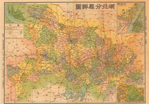 民国湖北分县详图(1946年)