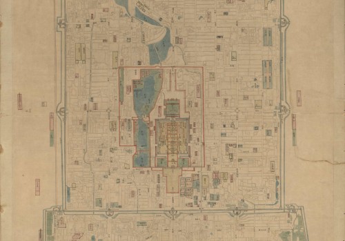 清朝北京全图(晚清李明智绘)