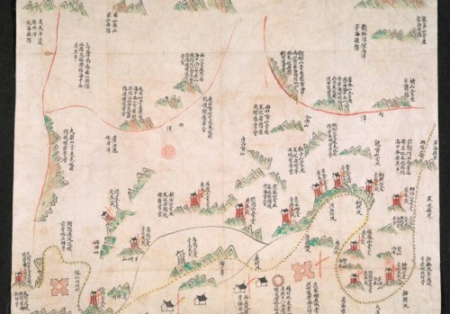 1841年宁波奉化地图