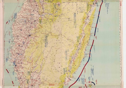 1950年台湾兵要地志图