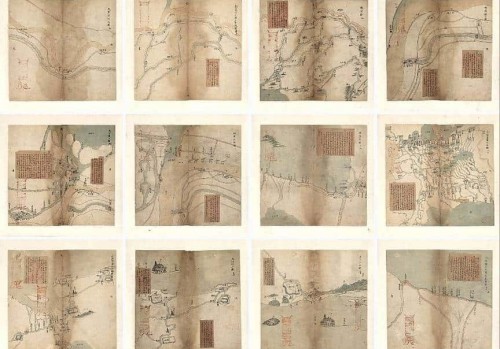 乾隆黄河下游闸坝图1749年[20幅]
