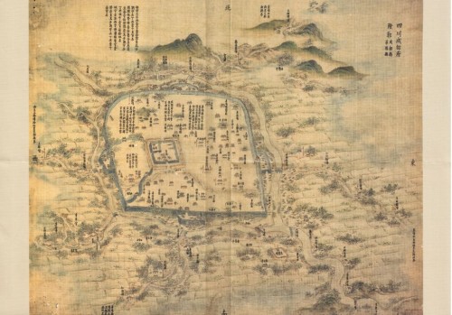董邦达《四川成都府图》