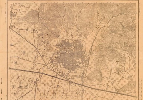 1936年慈谿县城厢图