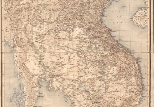 1895年中南半岛地图(法语)