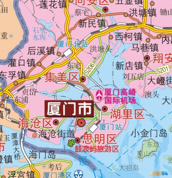 厦门局部图.jpg 2013年福建全省地图  第2张