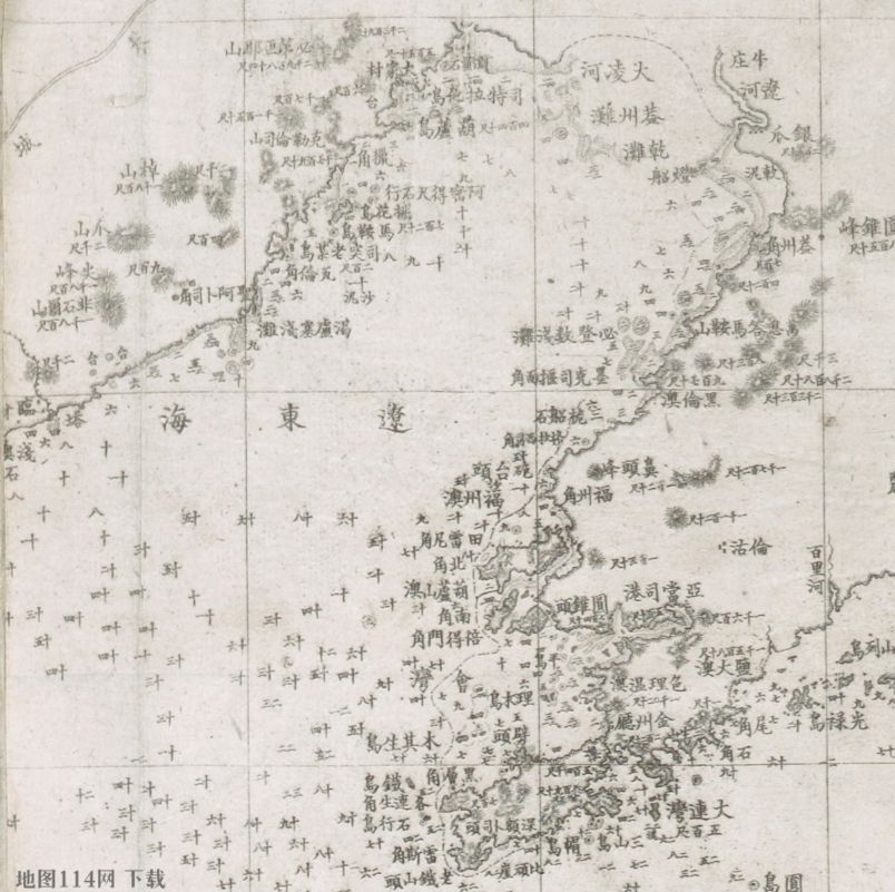 清朝渤海周边海道图.jpg