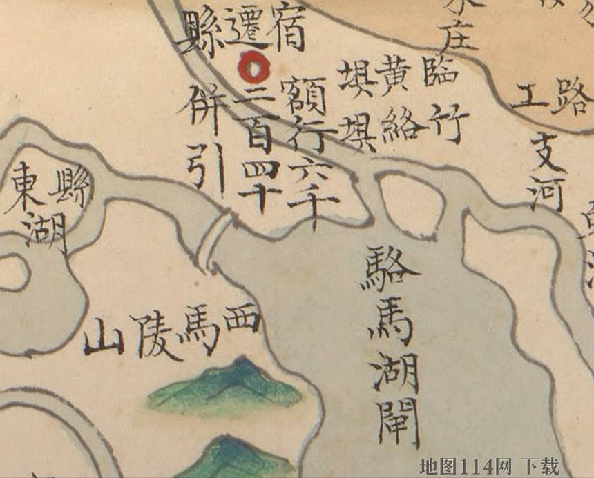 清·两淮盐场及四省行盐图细节3.jpg