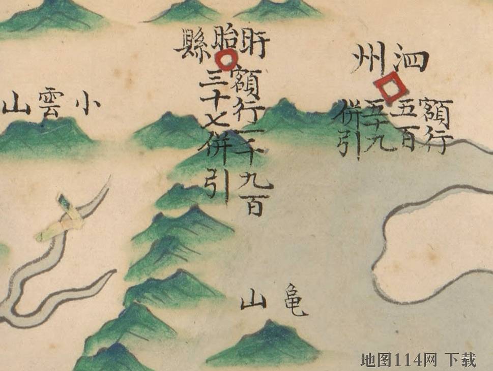 清·两淮盐场及四省行盐图细节2.jpg