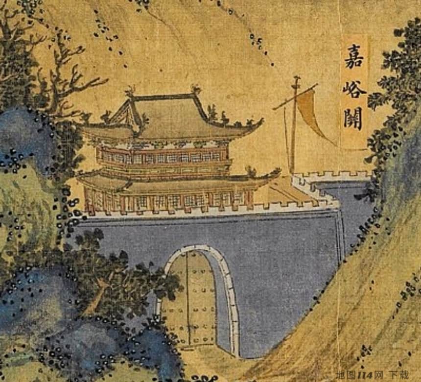 丝路山水地图之嘉峪关.jpg
