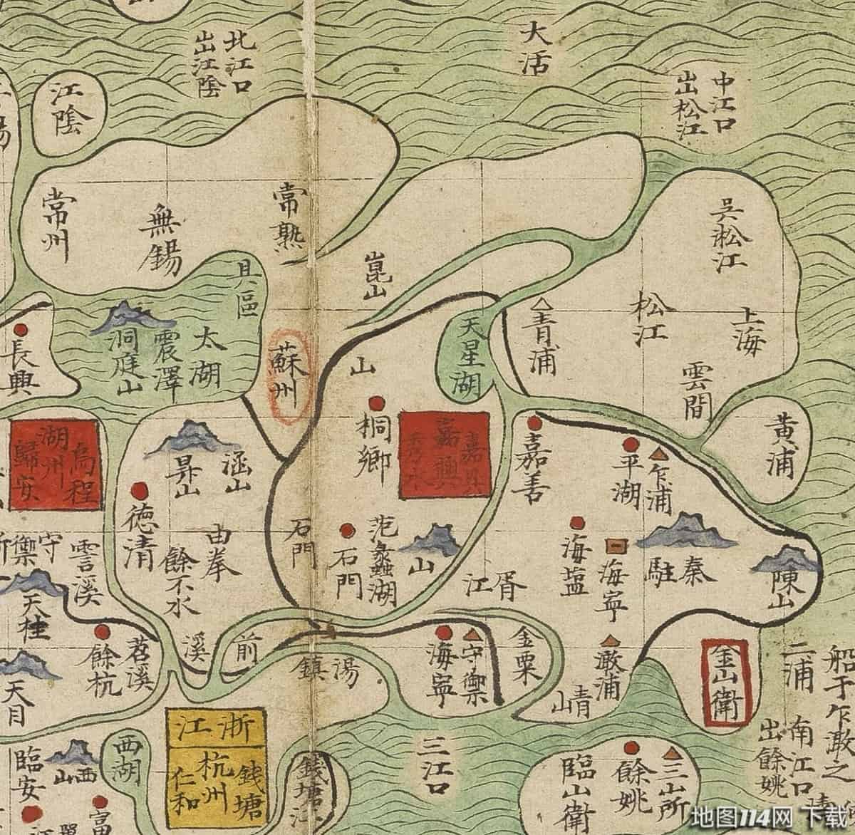 明朝职方大一统地图细节图3.jpg