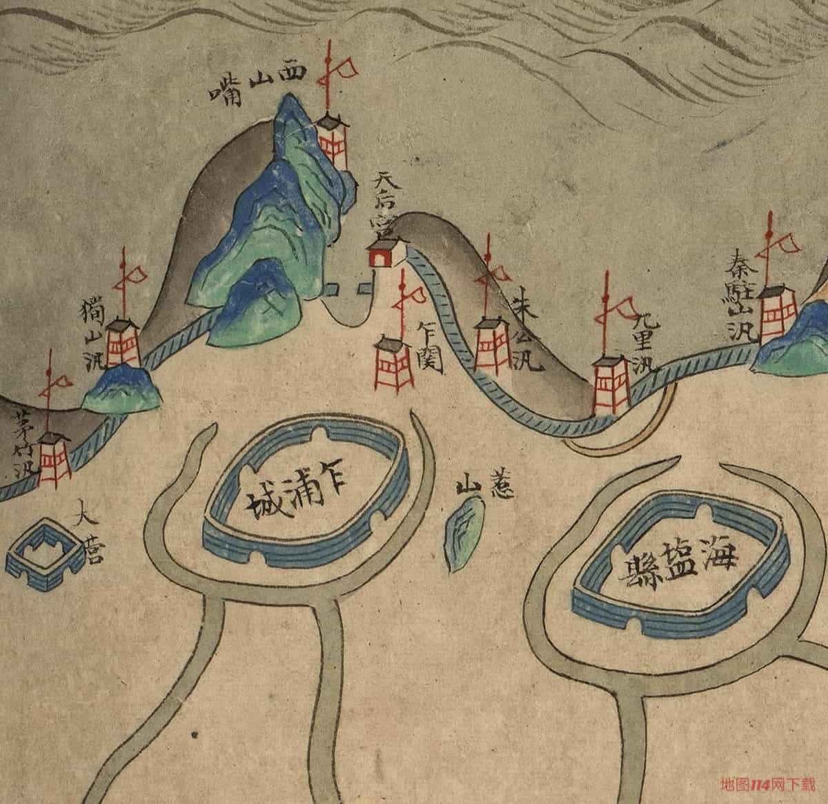 清朝乍浦城图.jpg