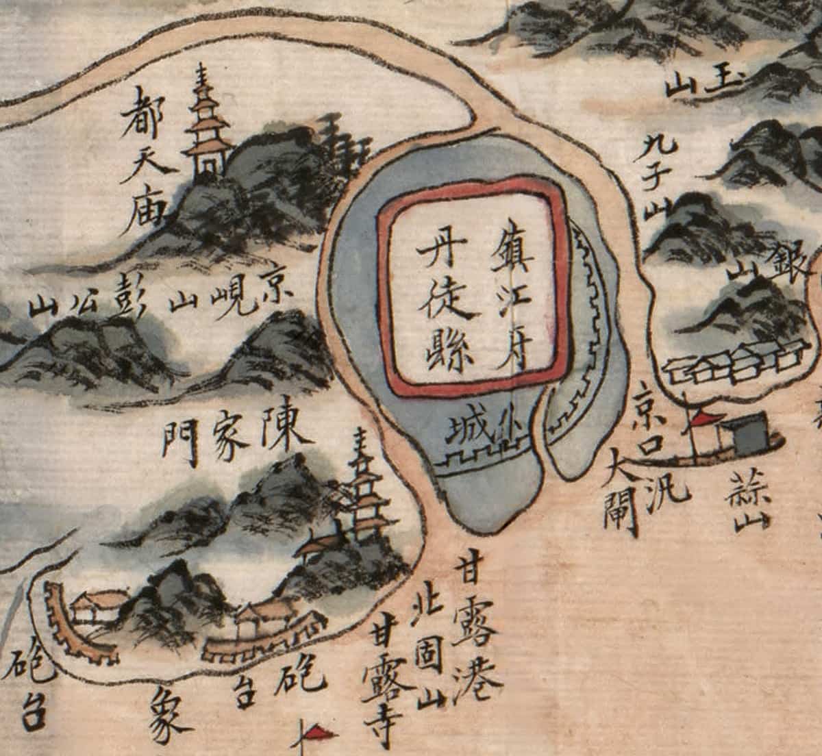 长江水师瓜洲镇标中营江汛全图细节.jpg