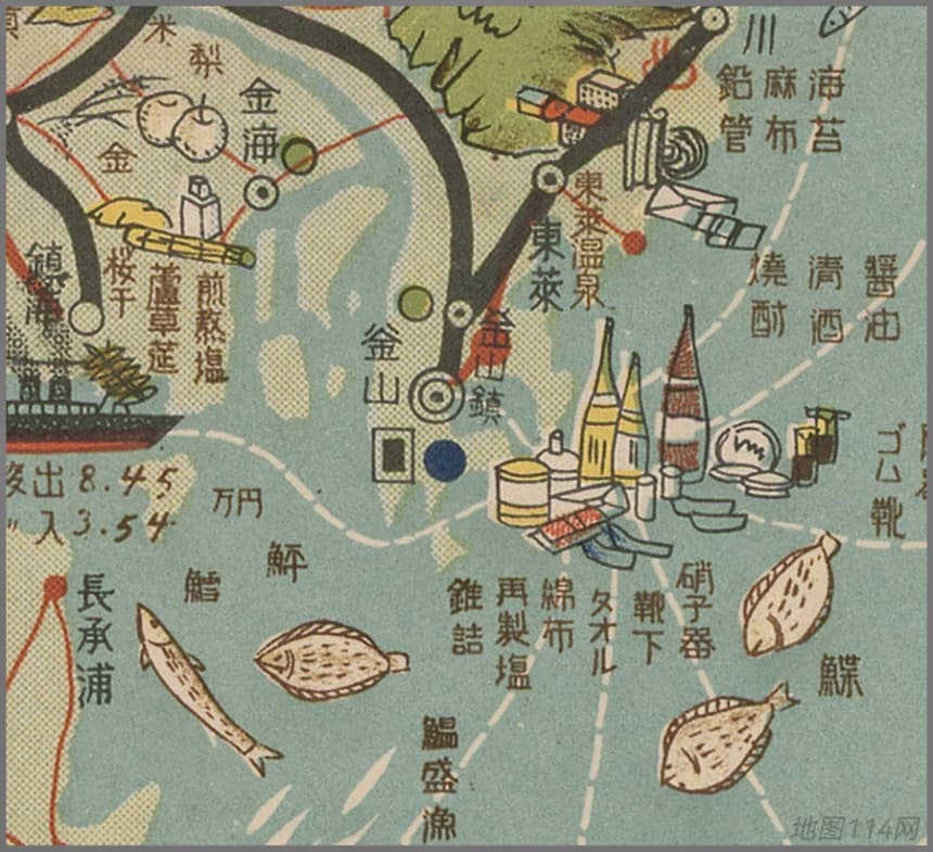朝鲜重要物产并特产分布图细节图1.jpg