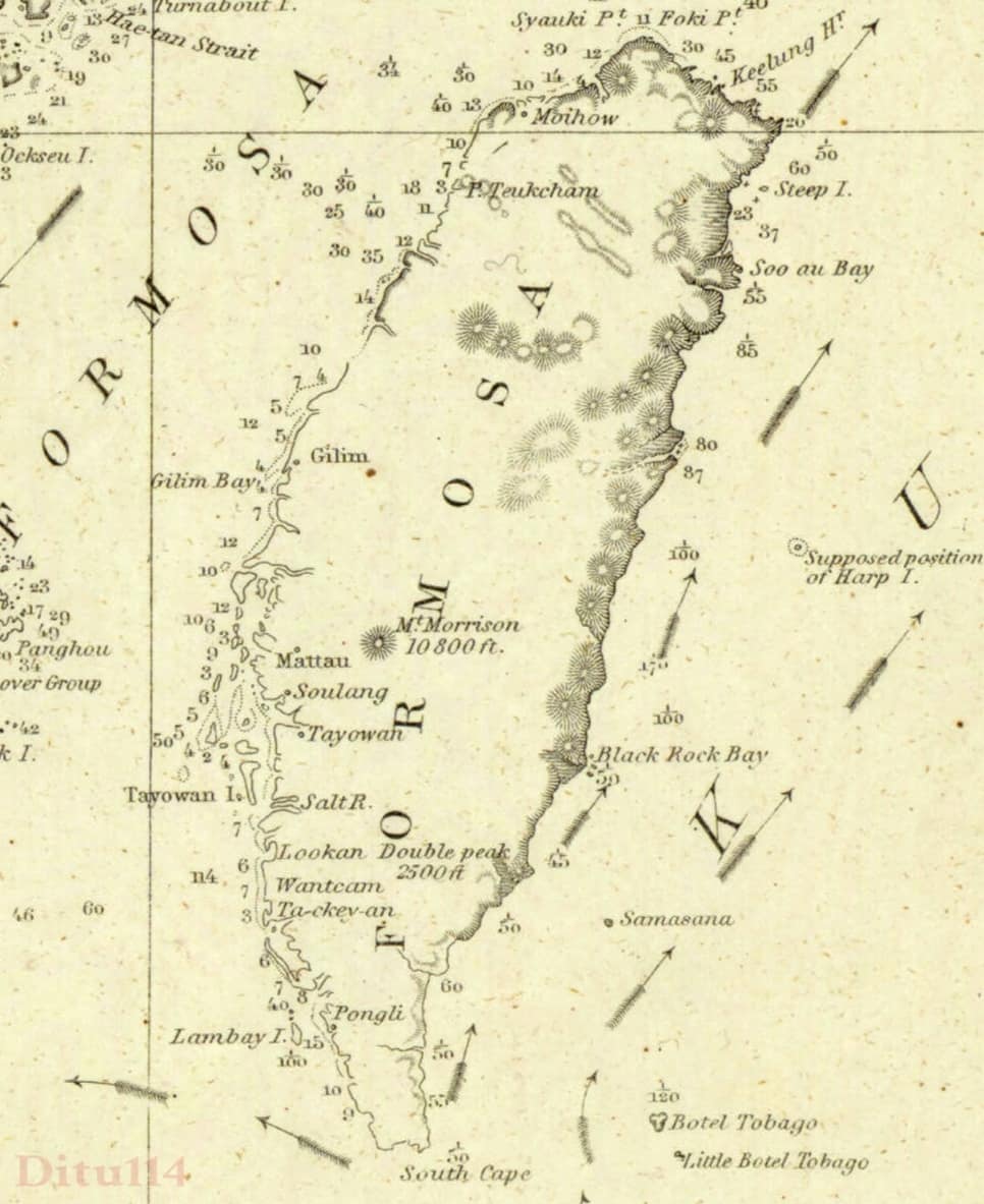 清朝中国及日本群岛海岸图之台湾地图.jpg