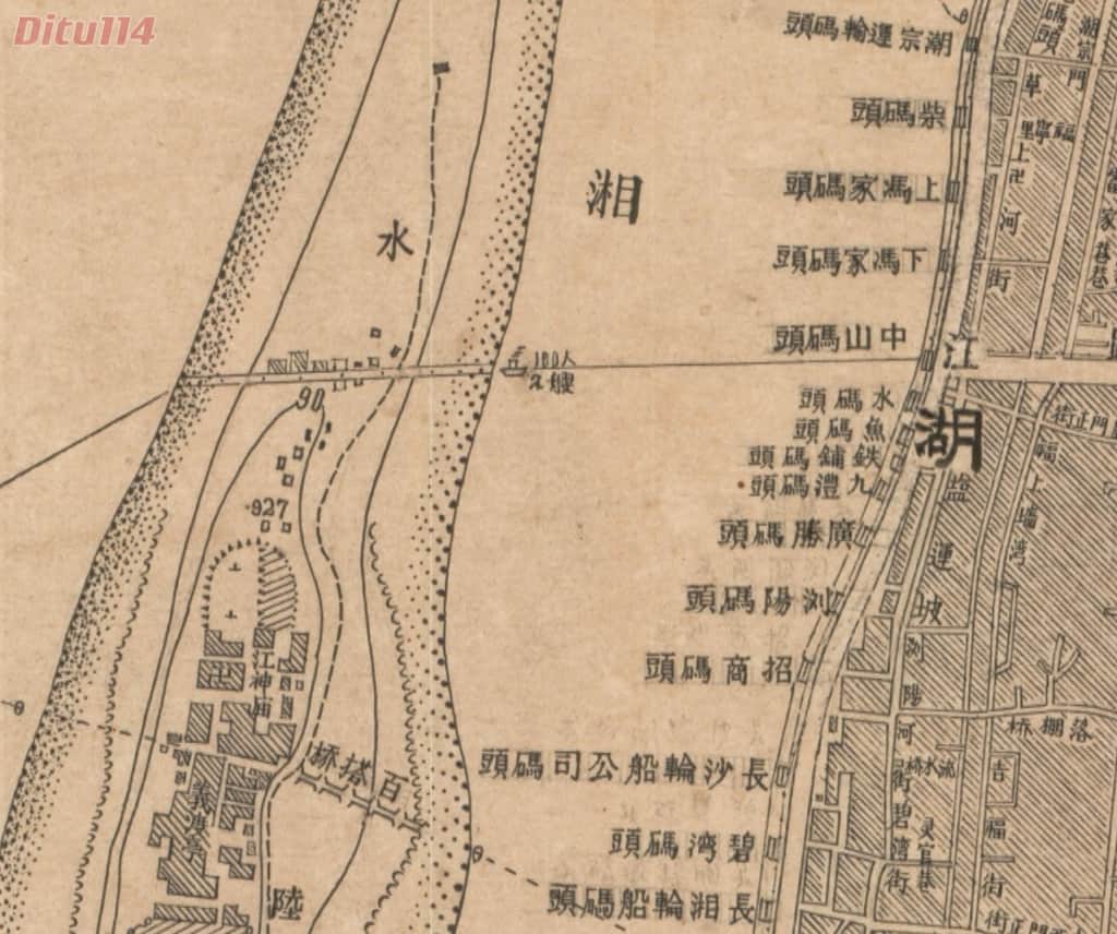 1948年长沙市码头图.jpg