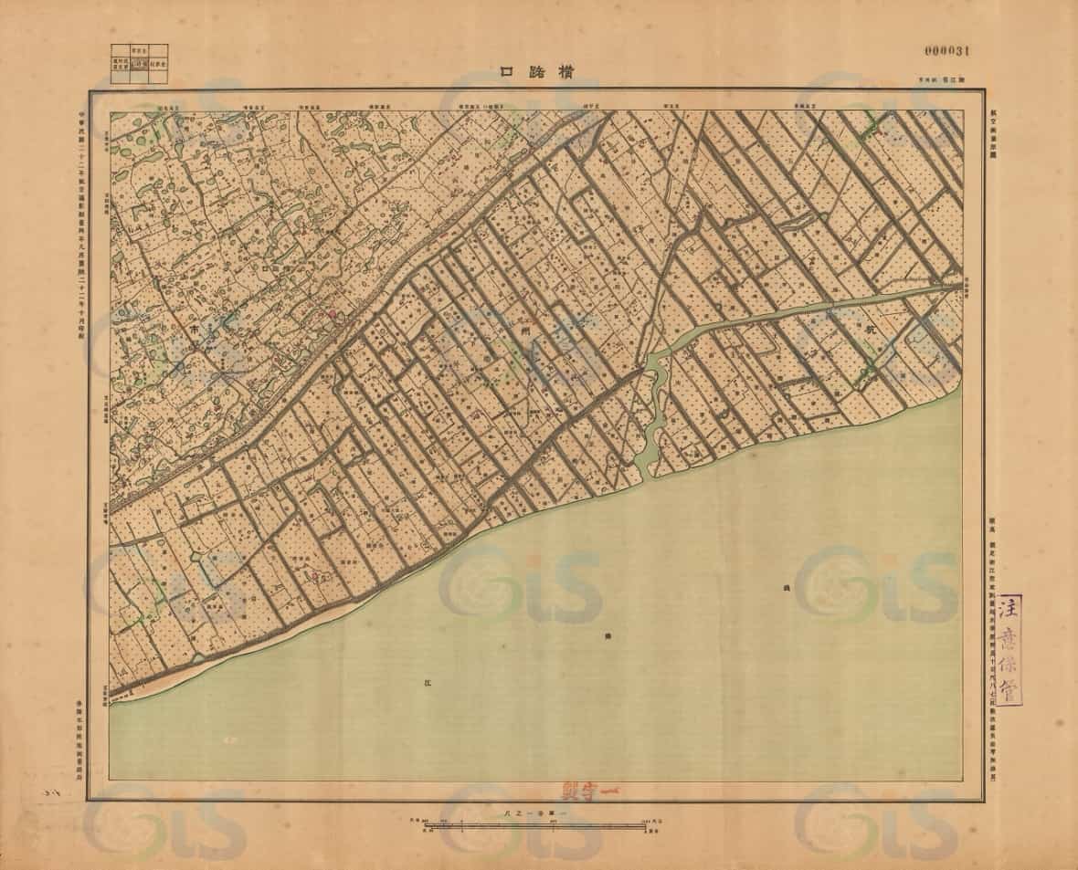 1933年杭州市地形图13横路口.jpg