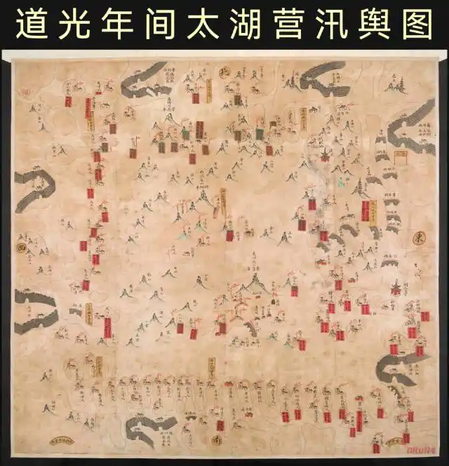 1840年太湖营汛舆图