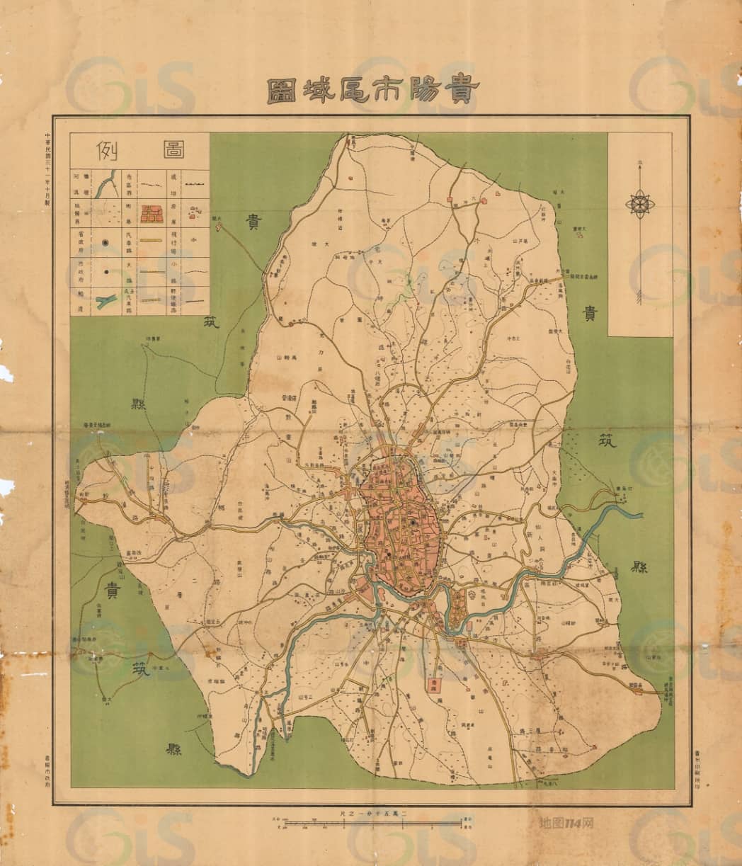 1942年贵阳市区域图.jpg