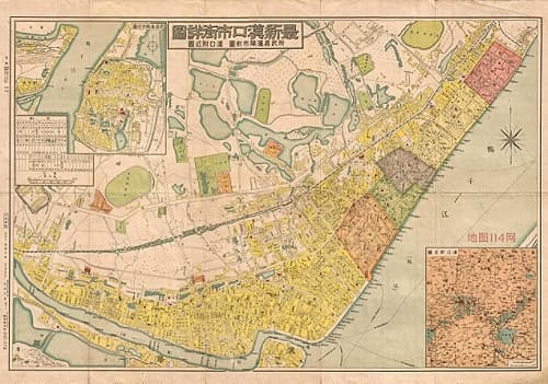 1939年最新汉口市街详图