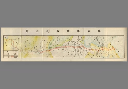 1935年陇海铁路路线全图