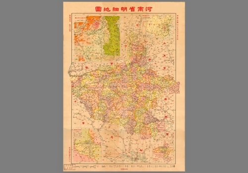 1938年河南省明细地图