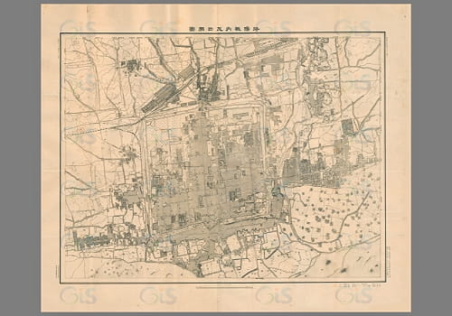 1915年洛阳城内及四关五千分一测图