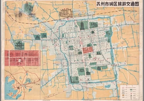 1985年苏州市城区旅游交通图